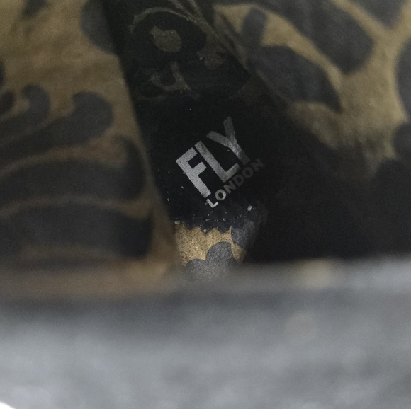 Fly London Suede Ankle Boots Yama EU 39 US 8-8.5 - Picture 12 of 13